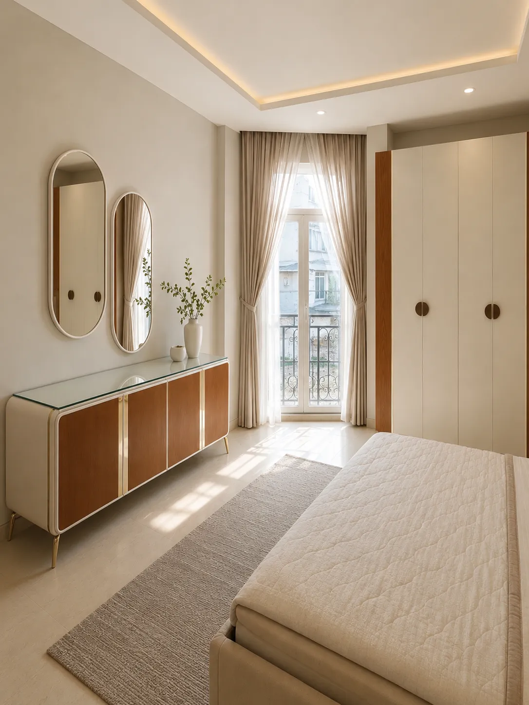 Modern classic bedroom